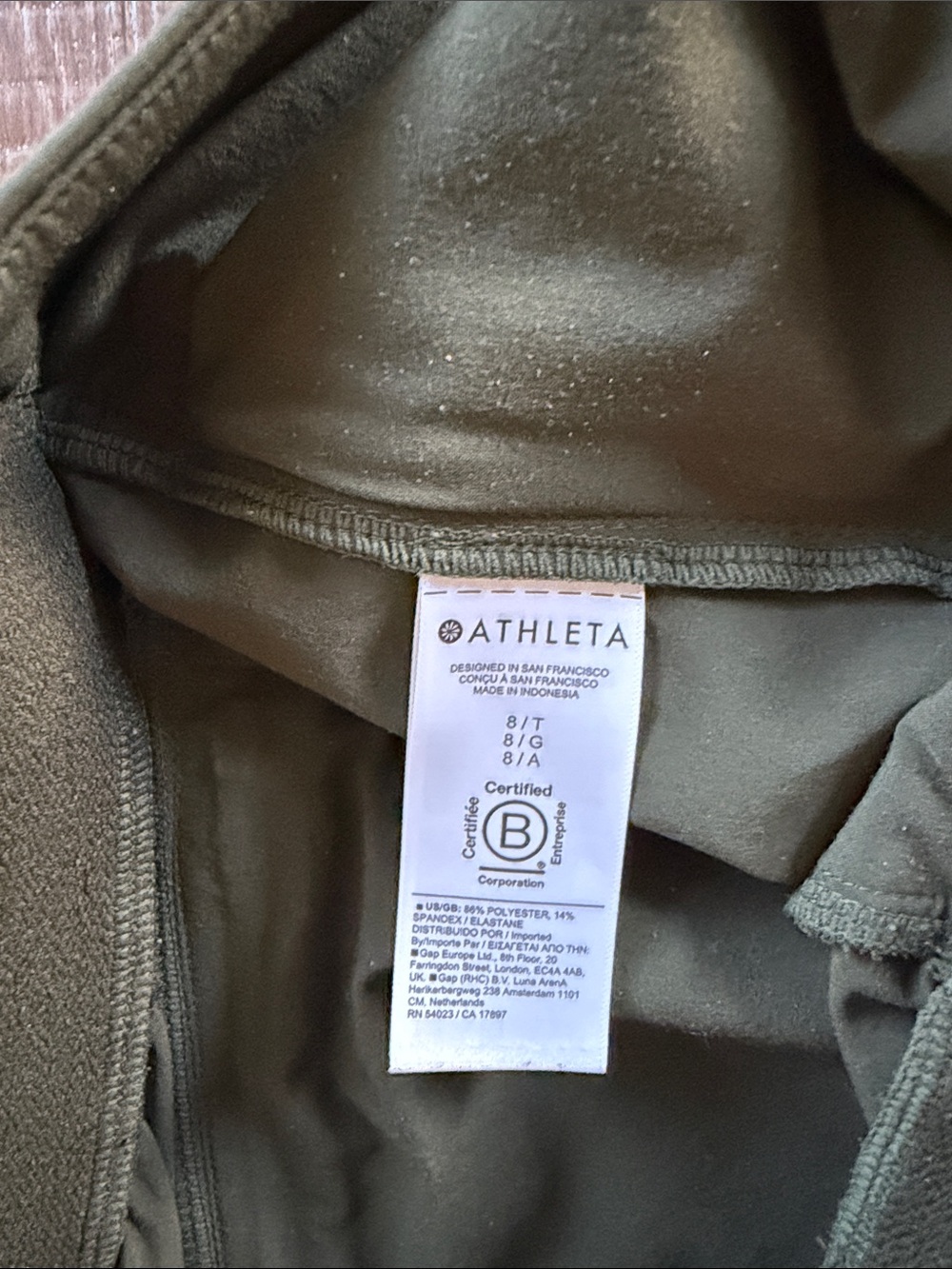Athleta Brooklyn Heights Pants Olive - Picture 4 of 7